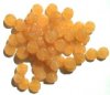 60 8x4mm Apricot Marble Disk Beads